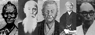 Matsumura, Saku, Itosu, Funakoshi, Obata